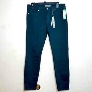 NWT Just USA Classic skinny Dark green Denim size 31